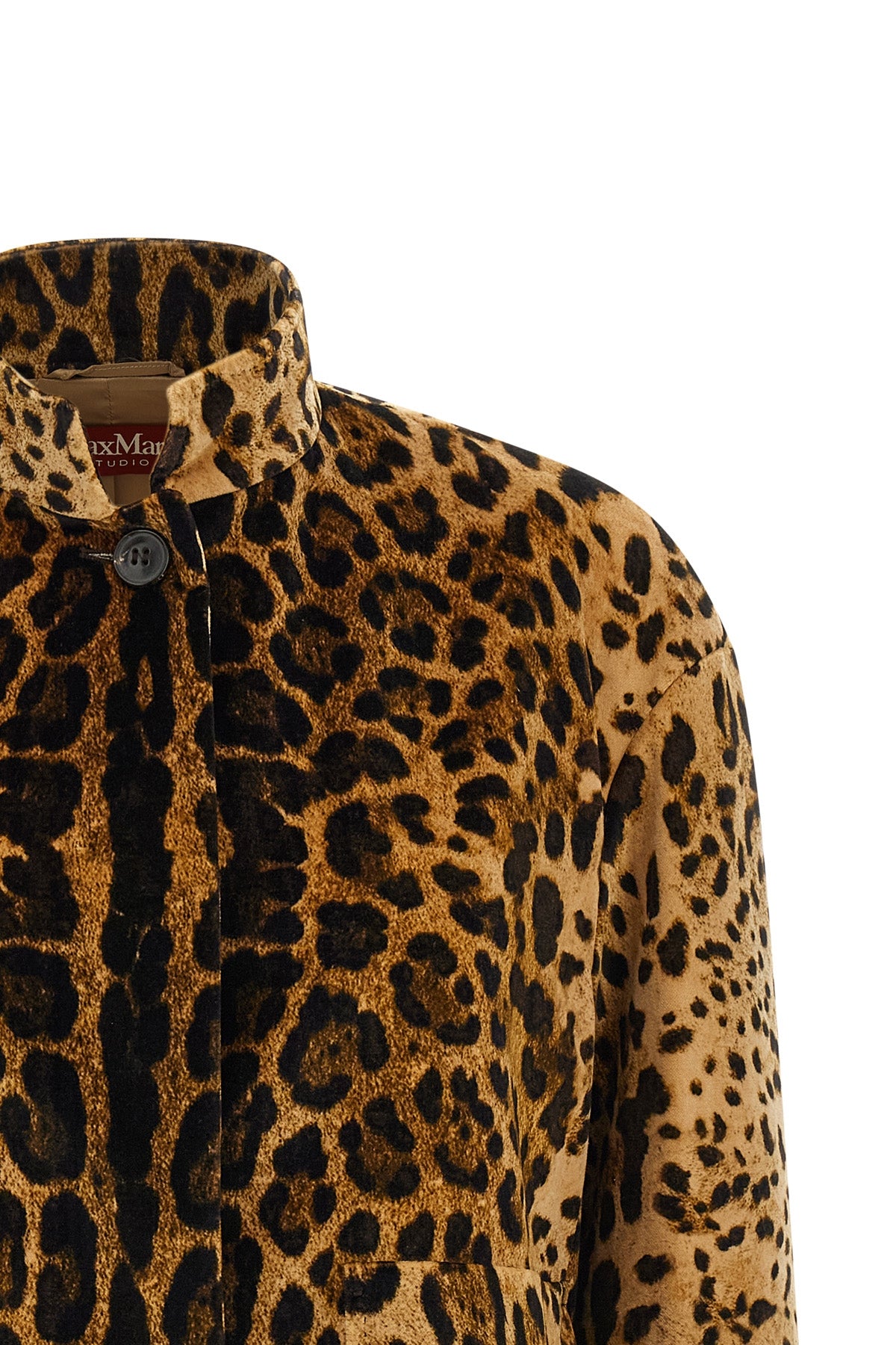 the max mara studio mstedro jacket redefines the codes of outerwear through a