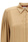 the max mara studio vongola shirt defines a sartorial aesthetic through fluid