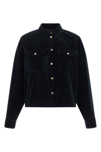 the max mara studio shirt jacket redefines casual aesthetics through rigorous sa