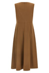 the max mara studio curva midi dress exemplifies sartorial precision through a