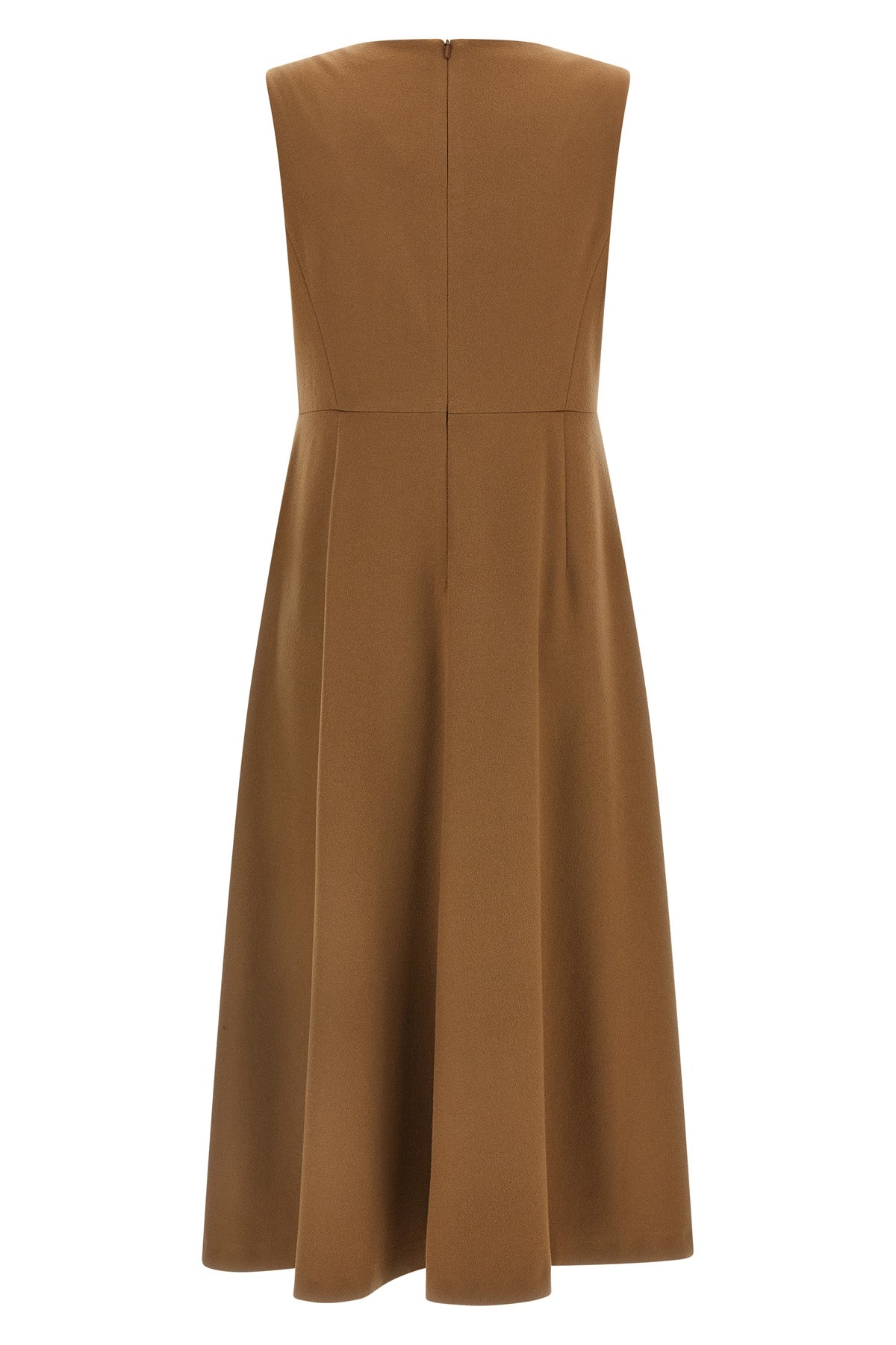 the max mara studio curva midi dress exemplifies sartorial precision through a