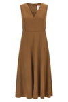 the max mara studio curva midi dress exemplifies sartorial precision through a