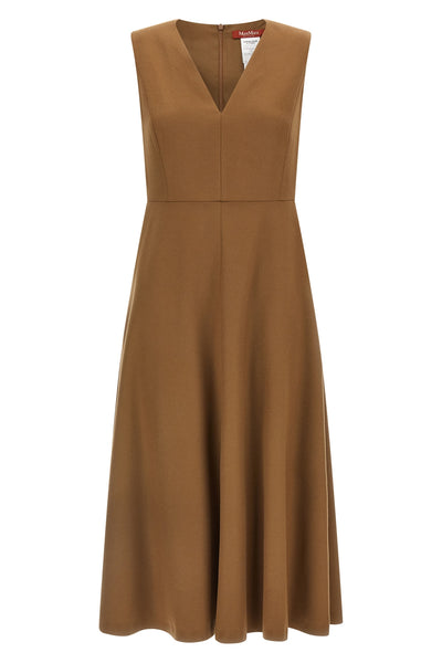 the max mara studio curva midi dress exemplifies sartorial precision through a