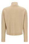 the slightly cropped max mara studio pacche cardigan exemplifies luxury knitwe