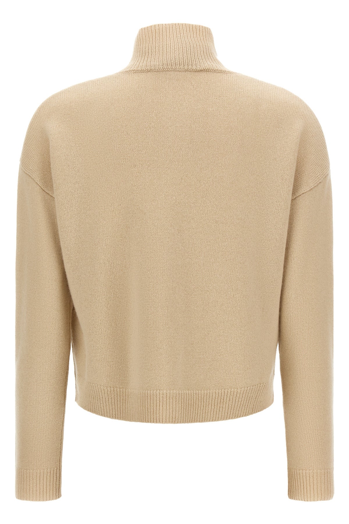 the slightly cropped max mara studio pacche cardigan exemplifies luxury knitwe