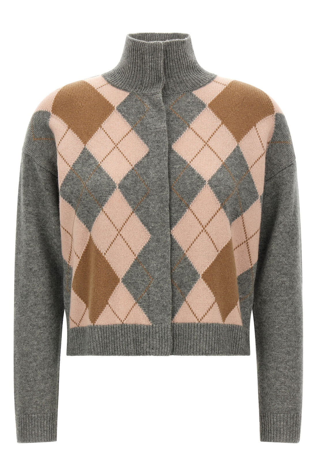 MAX MARA STUDIO XS the slightly cropped max mara studio pacche cardigan redefines everyday knitwe