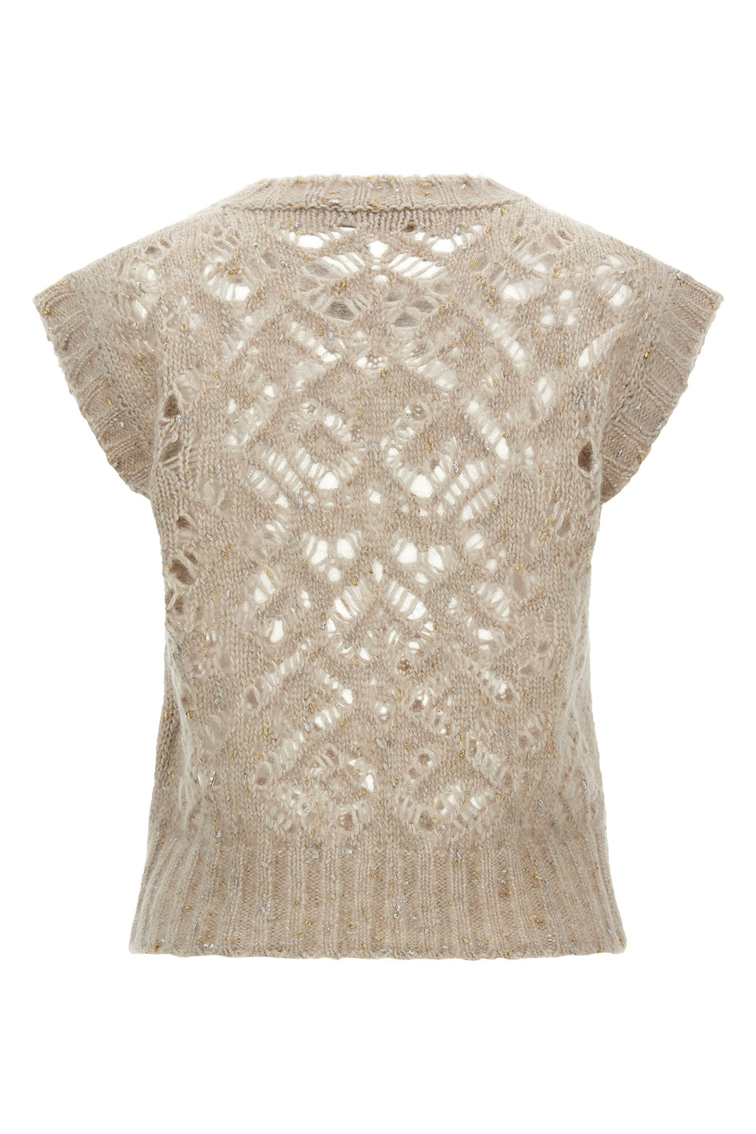 MAX MARA STUDIO L the max mara studio albero vest redefines the concept of knitwear through soph