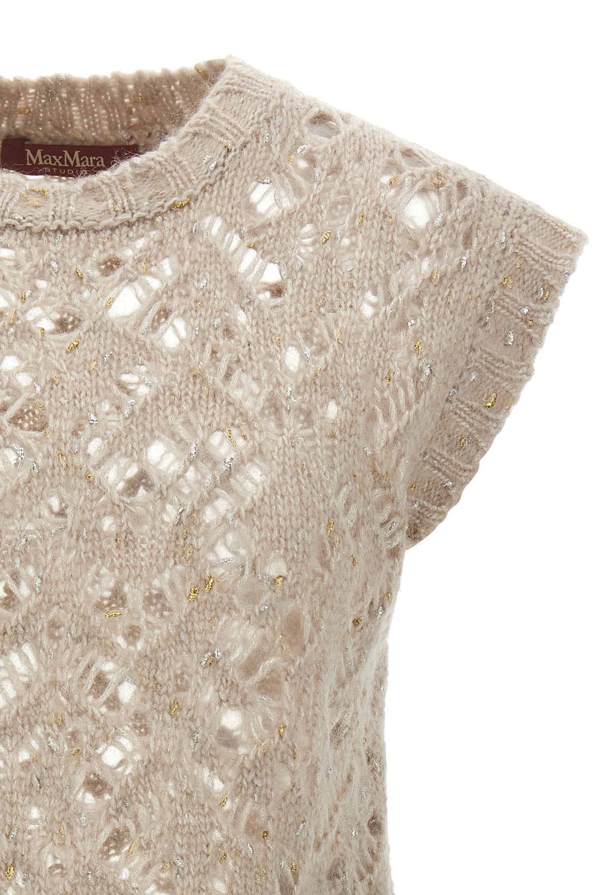 the max mara studio albero vest redefines the concept of knitwear through soph