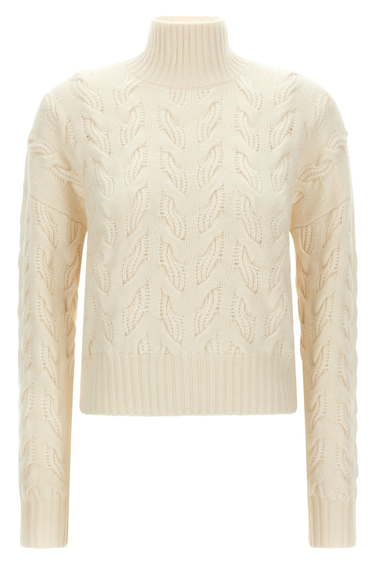 max mara studio cosmo knit defines knitwear excellence through rigorous braide