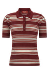 the max mara studio msttallero polo shirt exemplifies the refined construction