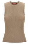 the max mara studio mstsante top defines the silhouette through ribbed process