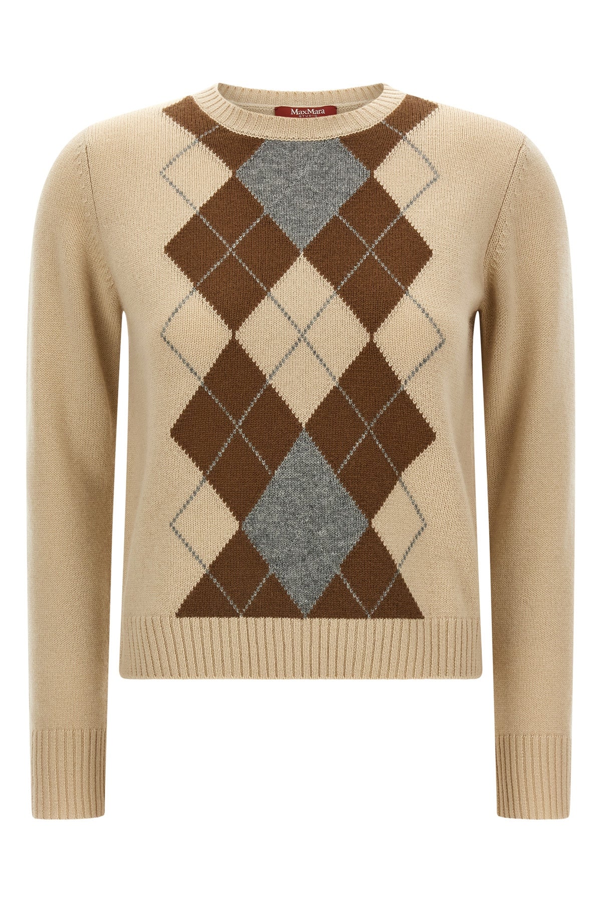 the max mara studio faraone jersey features a construction in a fine wool and