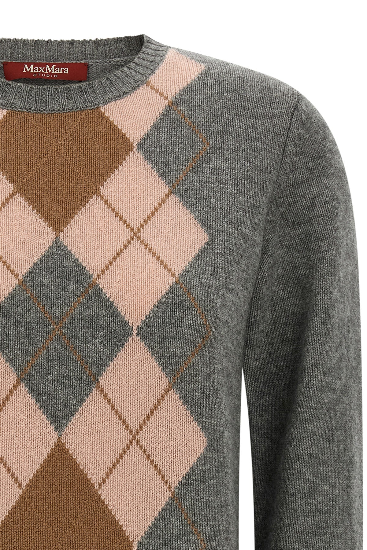 the max mara studio faraone jersey features a classic silhouette defined by a