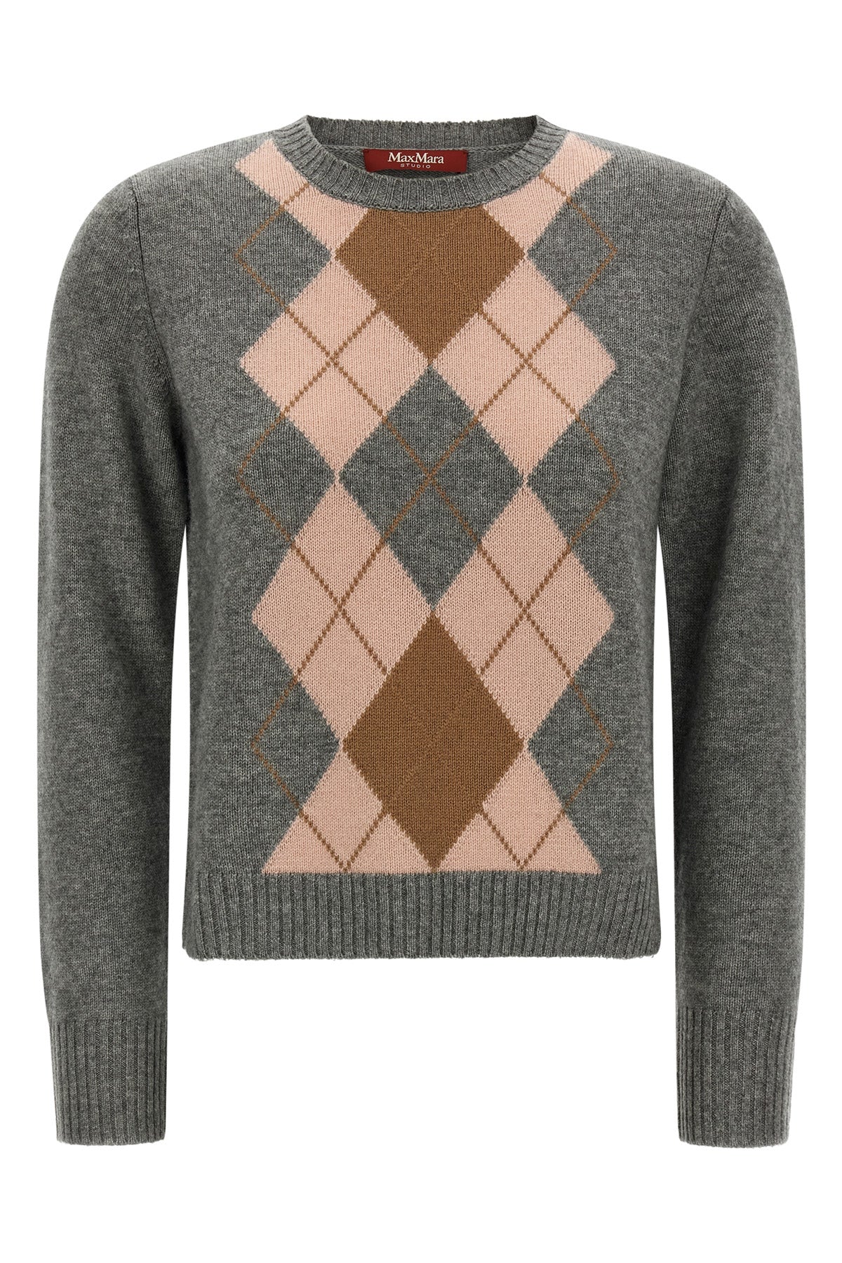 the max mara studio faraone jersey features a classic silhouette defined by a