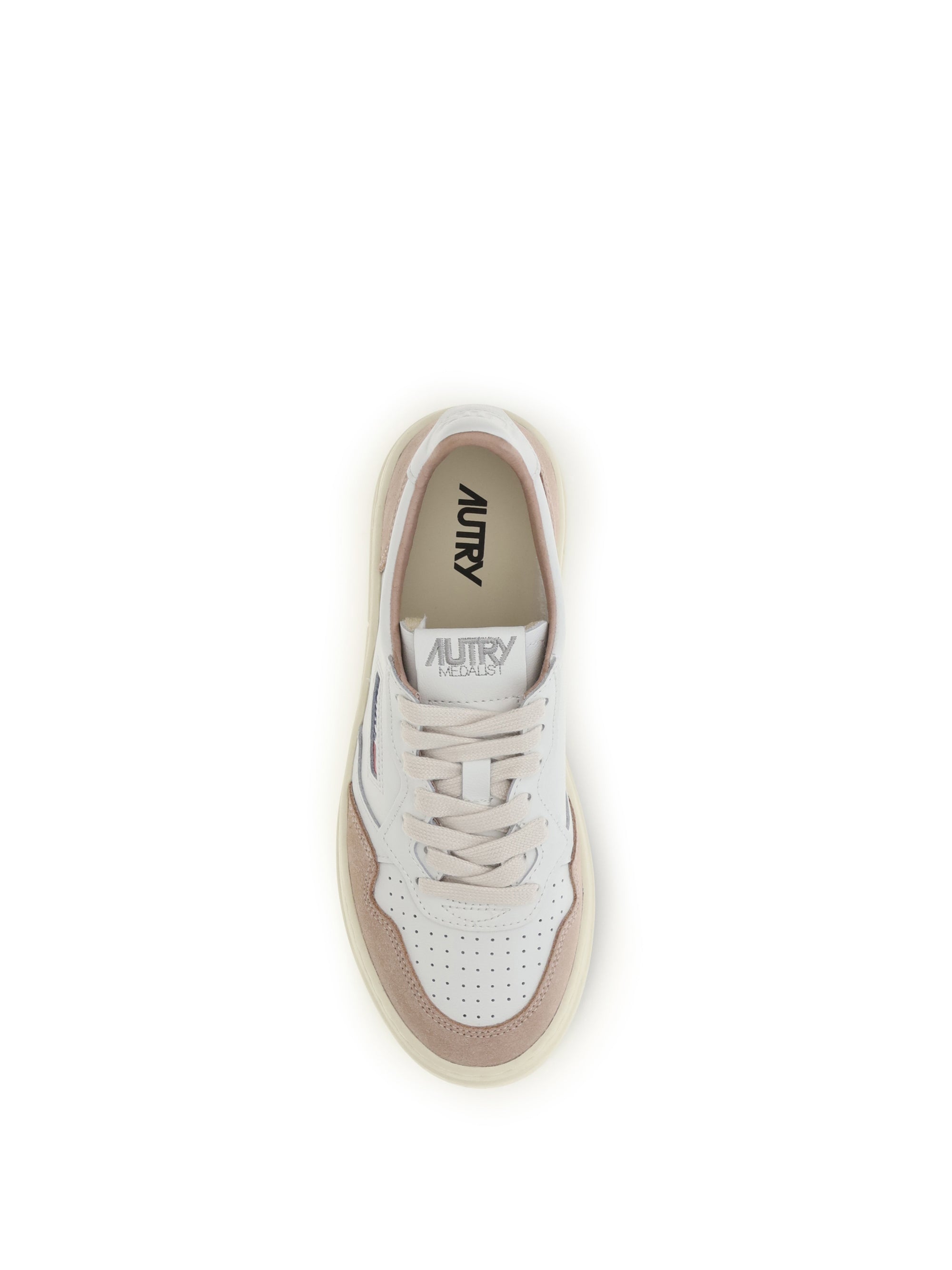 medalist low leather sneakers