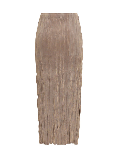 GONGDID DESIGN OS wavy midi skirt