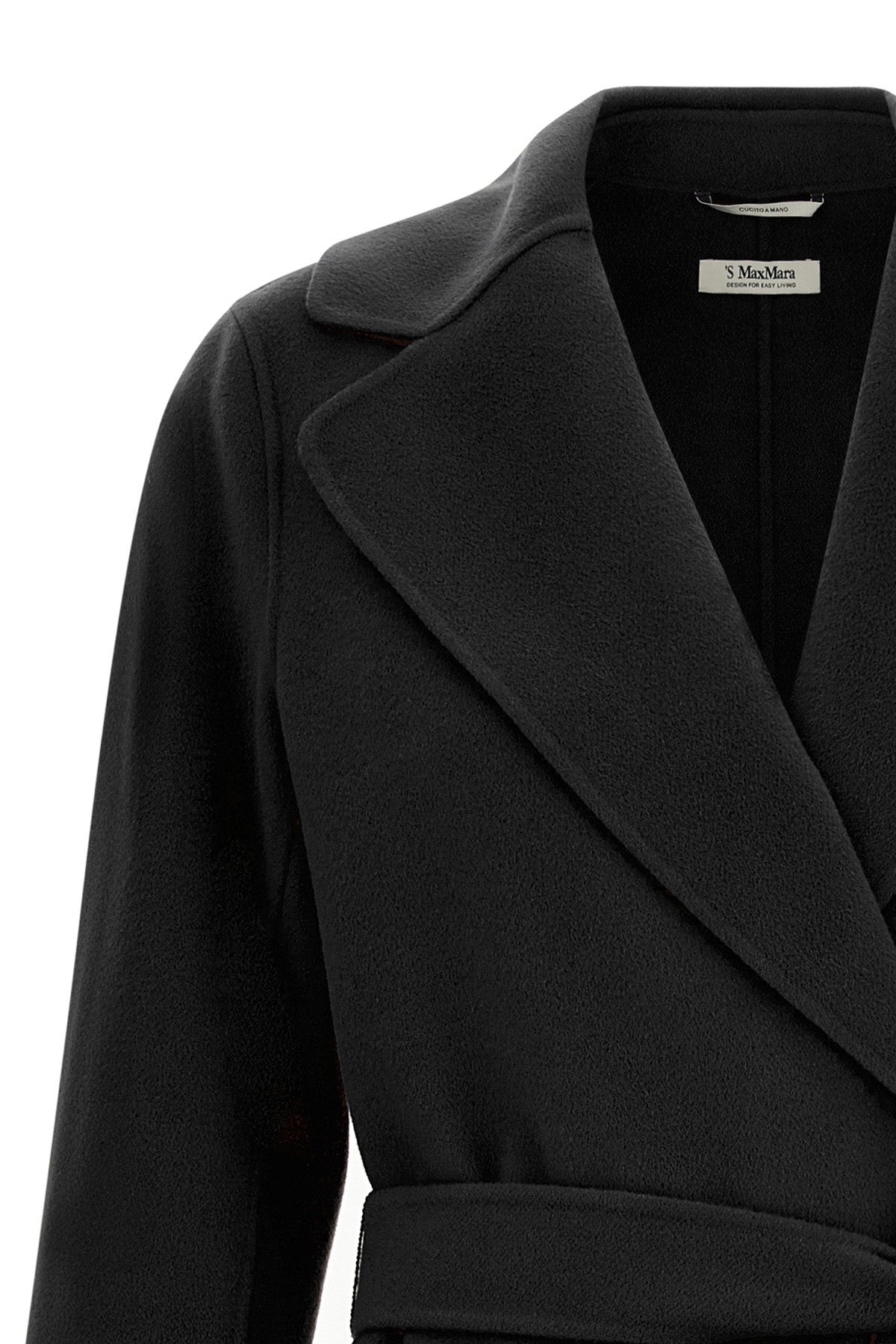 the s max mara poldo coat embodies sartorial excellence through an enveloping