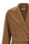 the long s max mara poldo coat in pure wool double drap embodies the excellen