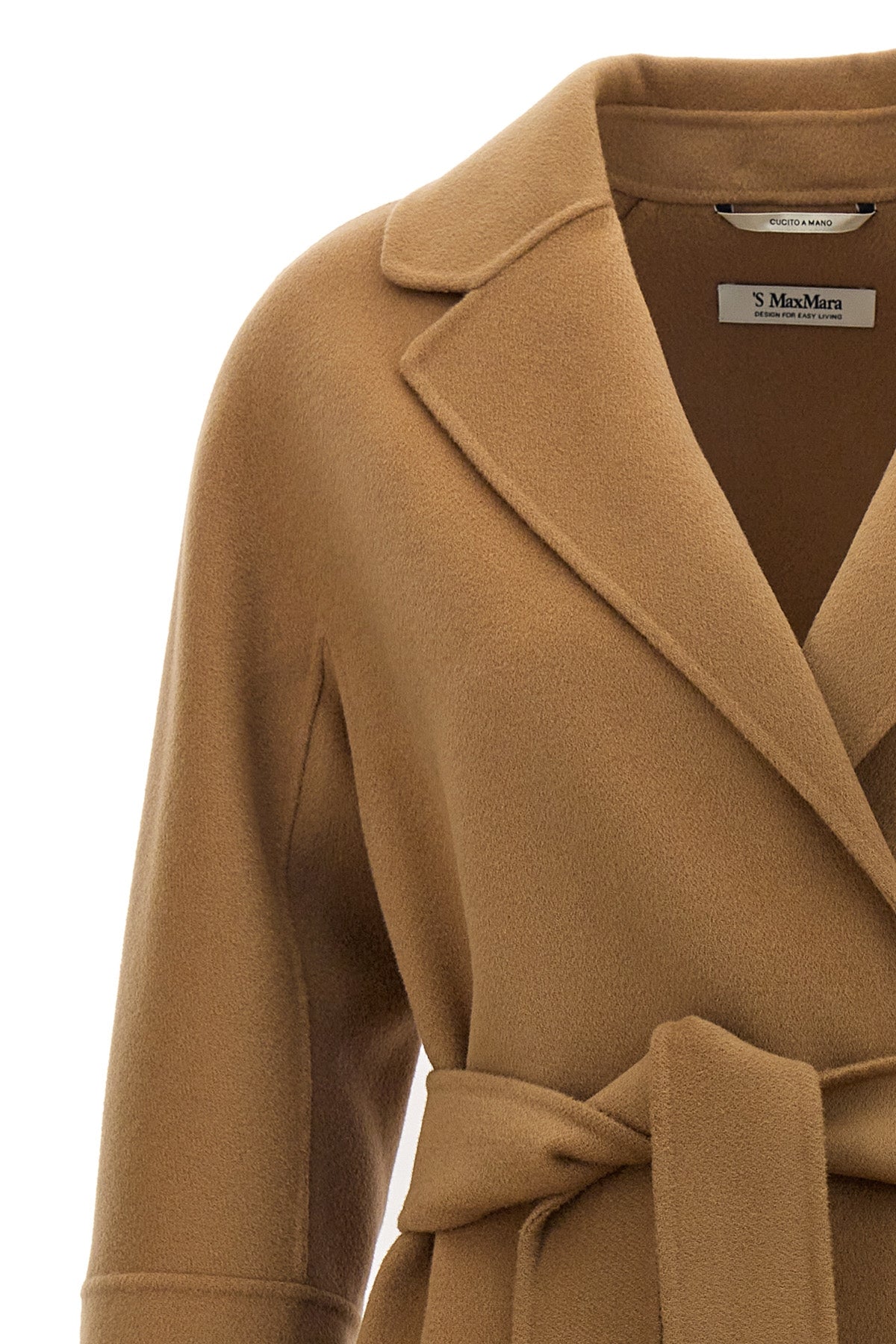 the arona coat by s max mara defines sartorial excellence through a cocoon ro