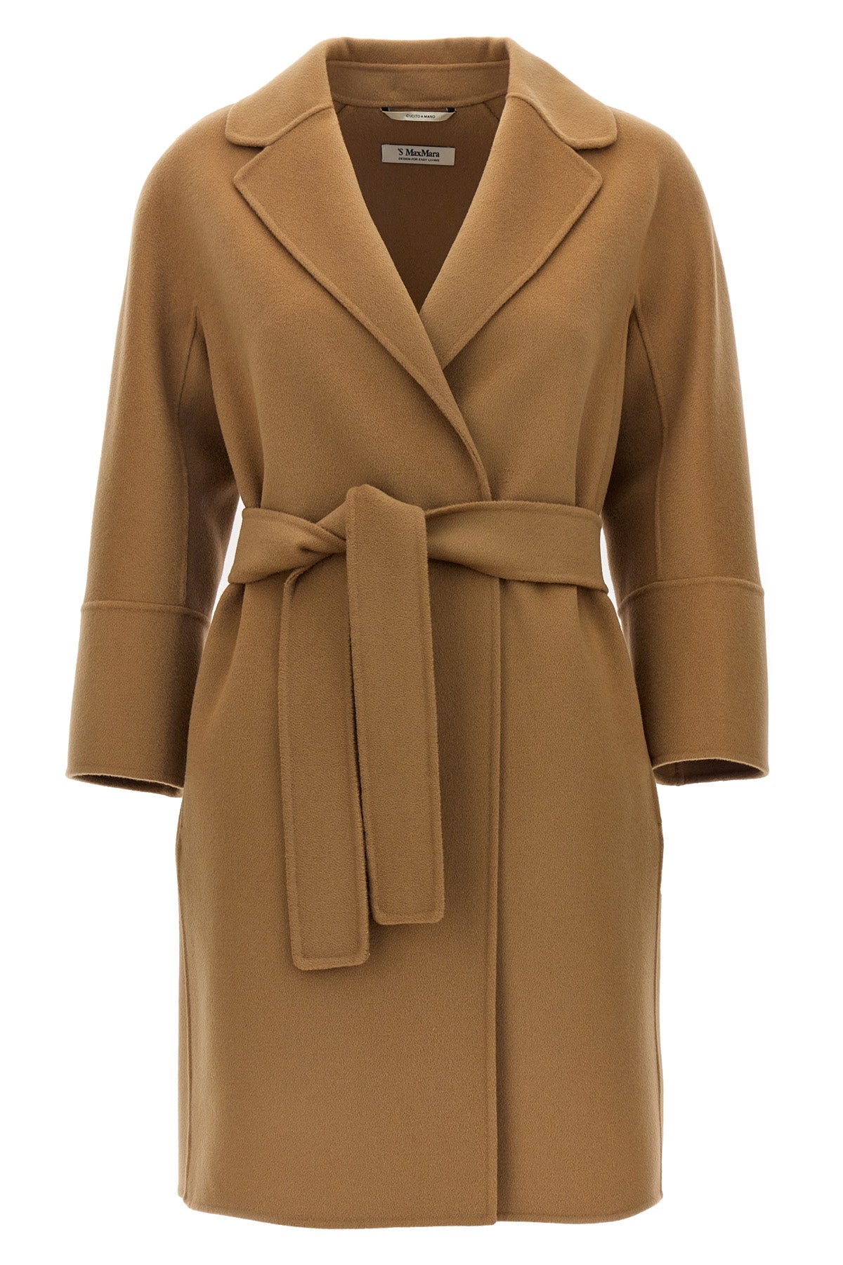 the arona coat by s max mara defines sartorial excellence through a cocoon ro