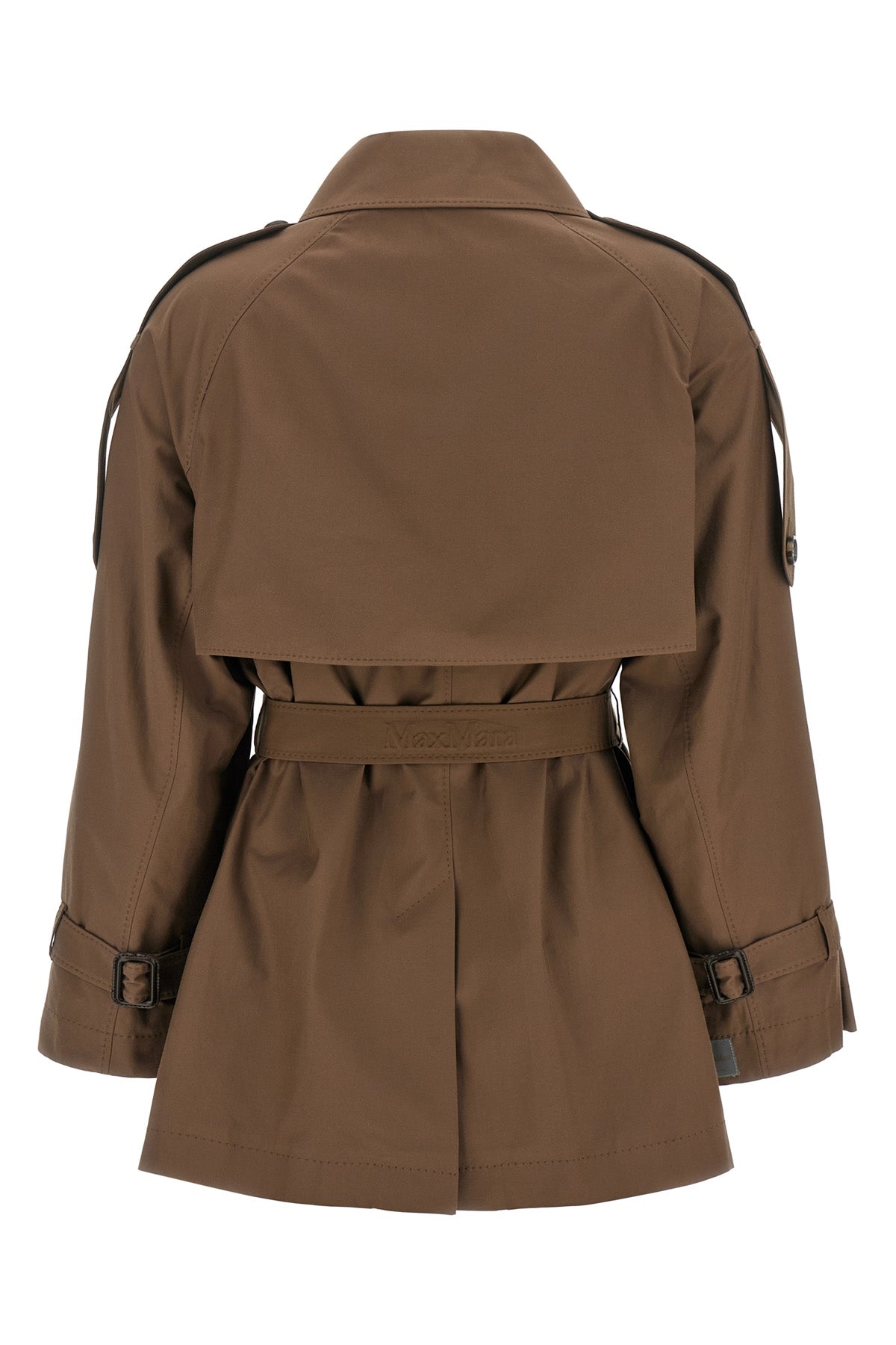 the max mara the cube caroline short trench coat redefines the codes of outerw