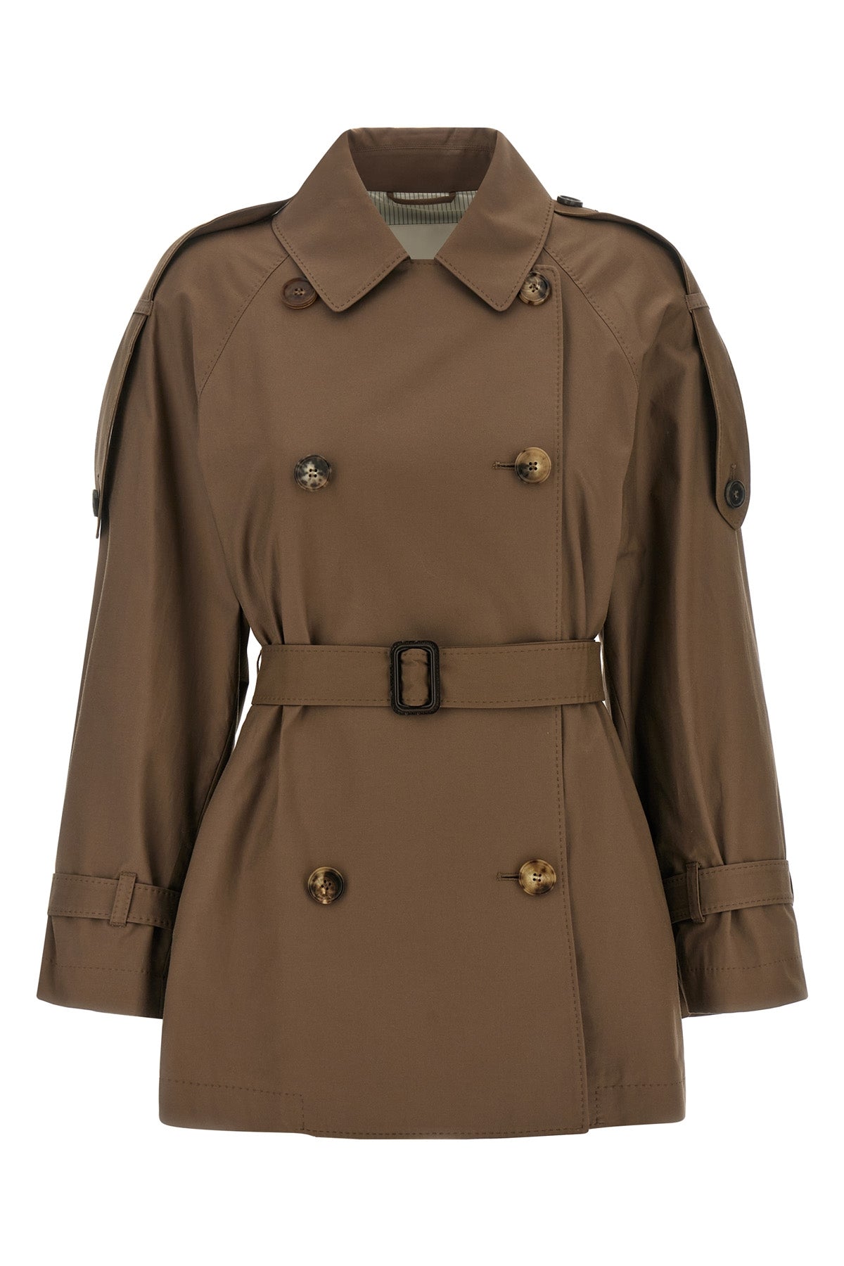 the max mara the cube caroline short trench coat redefines the codes of outerw