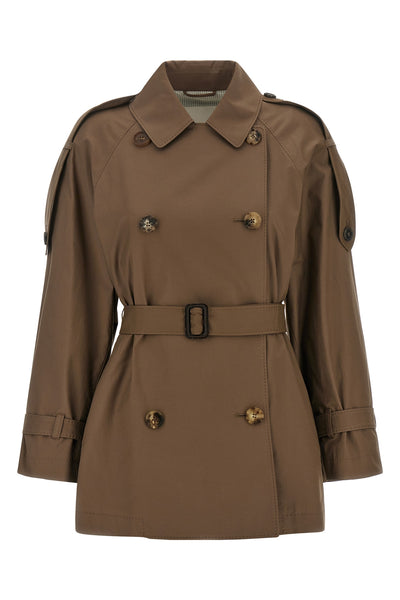 the max mara the cube caroline short trench coat redefines the codes of outerw