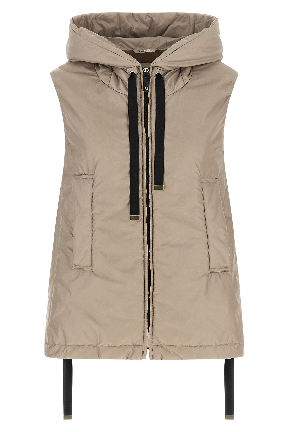 the max mara the cube greengo vest redefines the concept of outerwear through