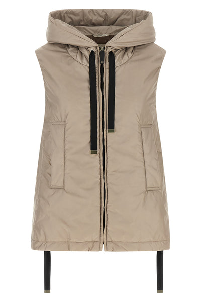 the max mara the cube greengo vest redefines the concept of outerwear through