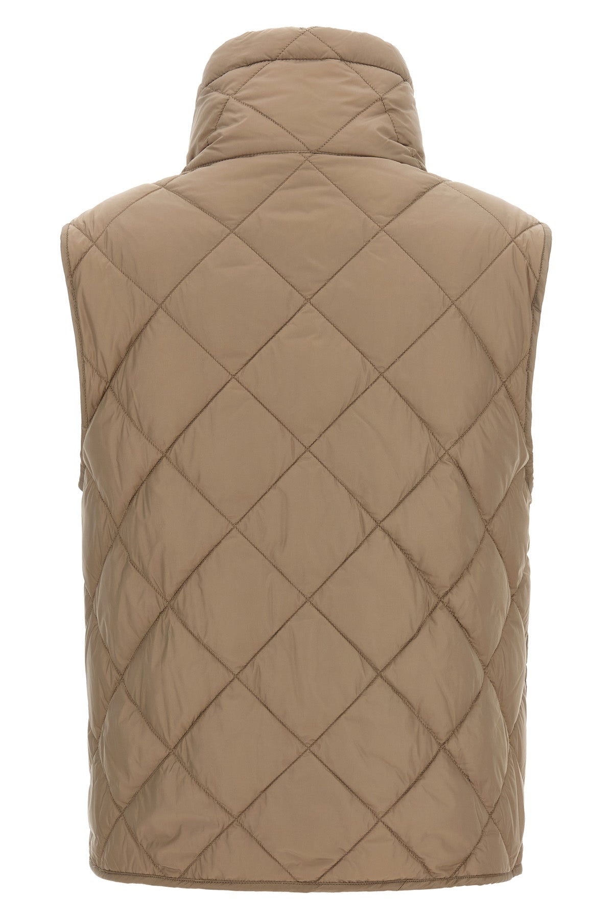 the max mara the cube tregic vest redefines the concept of outerwear through a