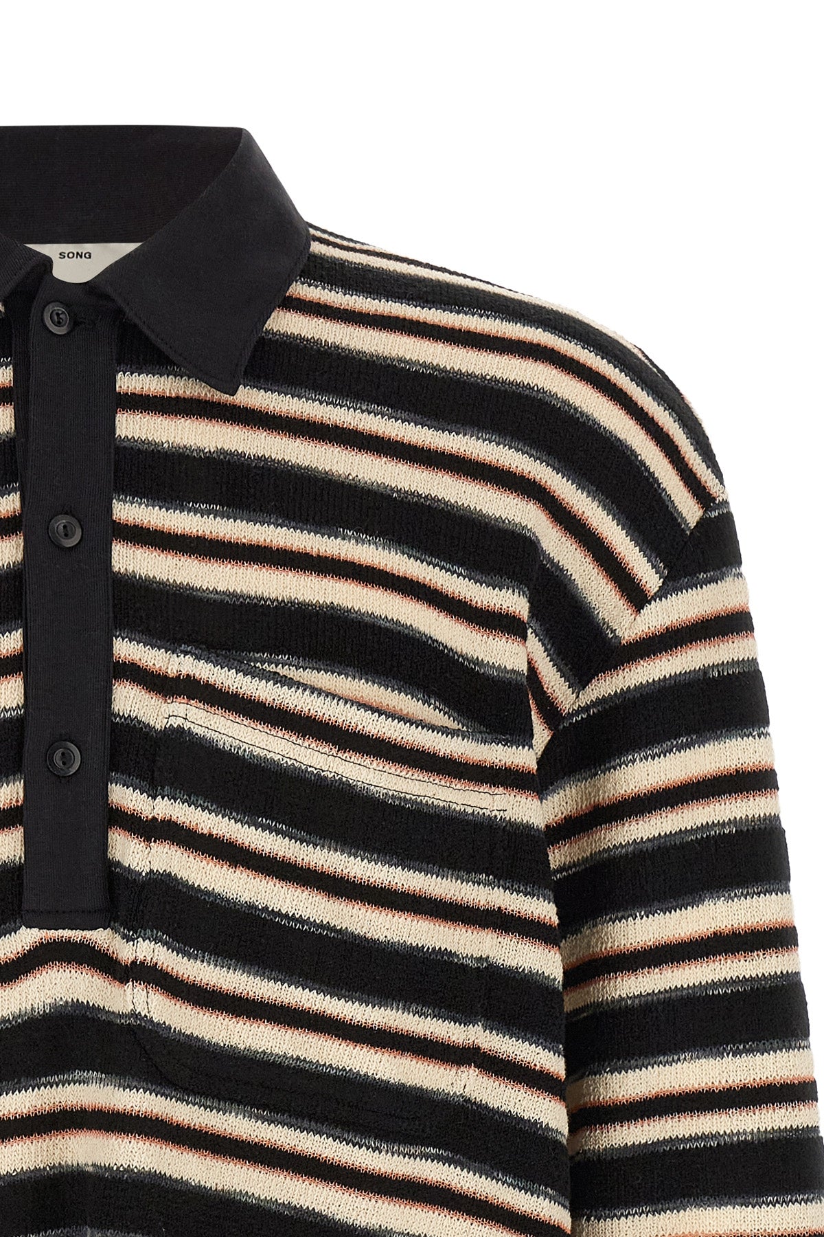 the nomad song for the mute long-sleeved polo shirt