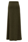 linzi long skirt in wool and cashmere blend knit