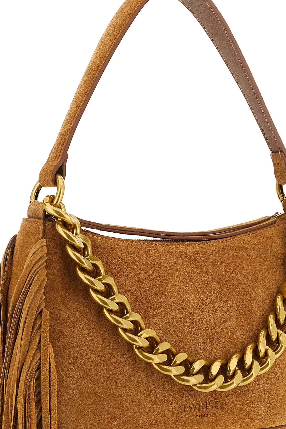 the shoulder bag twinset liliane medium is distinguished by a column silhouett