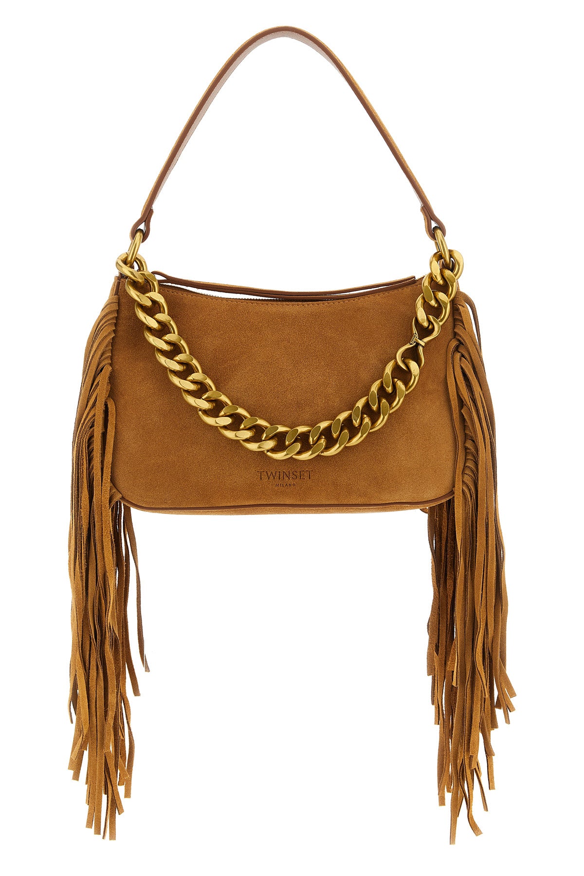the shoulder bag twinset liliane medium is distinguished by a column silhouett