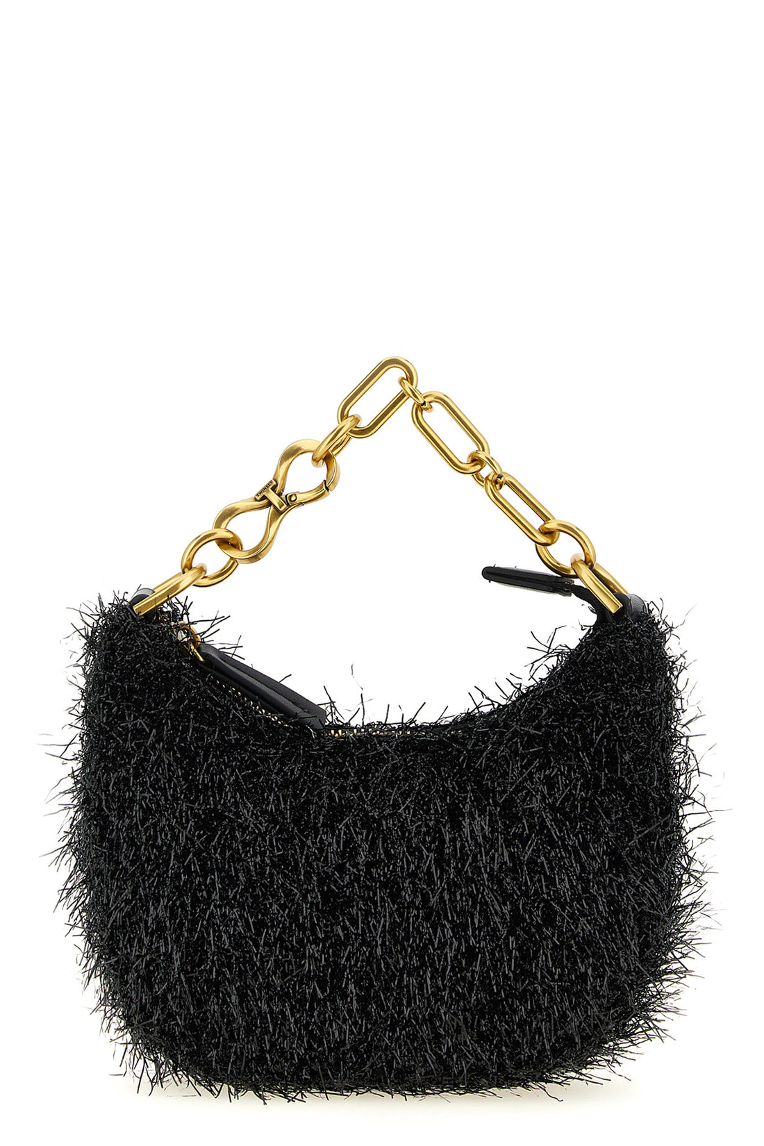 TWIN SET OS the twinset mini croissant handbag is distinguished by a crescent-shaped silho