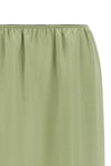 the twinset longuette skirt stands out for a fluid and slippery silhouette