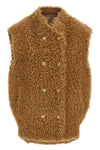 the twinset double-breasted vest stands out for its structured and enveloping si