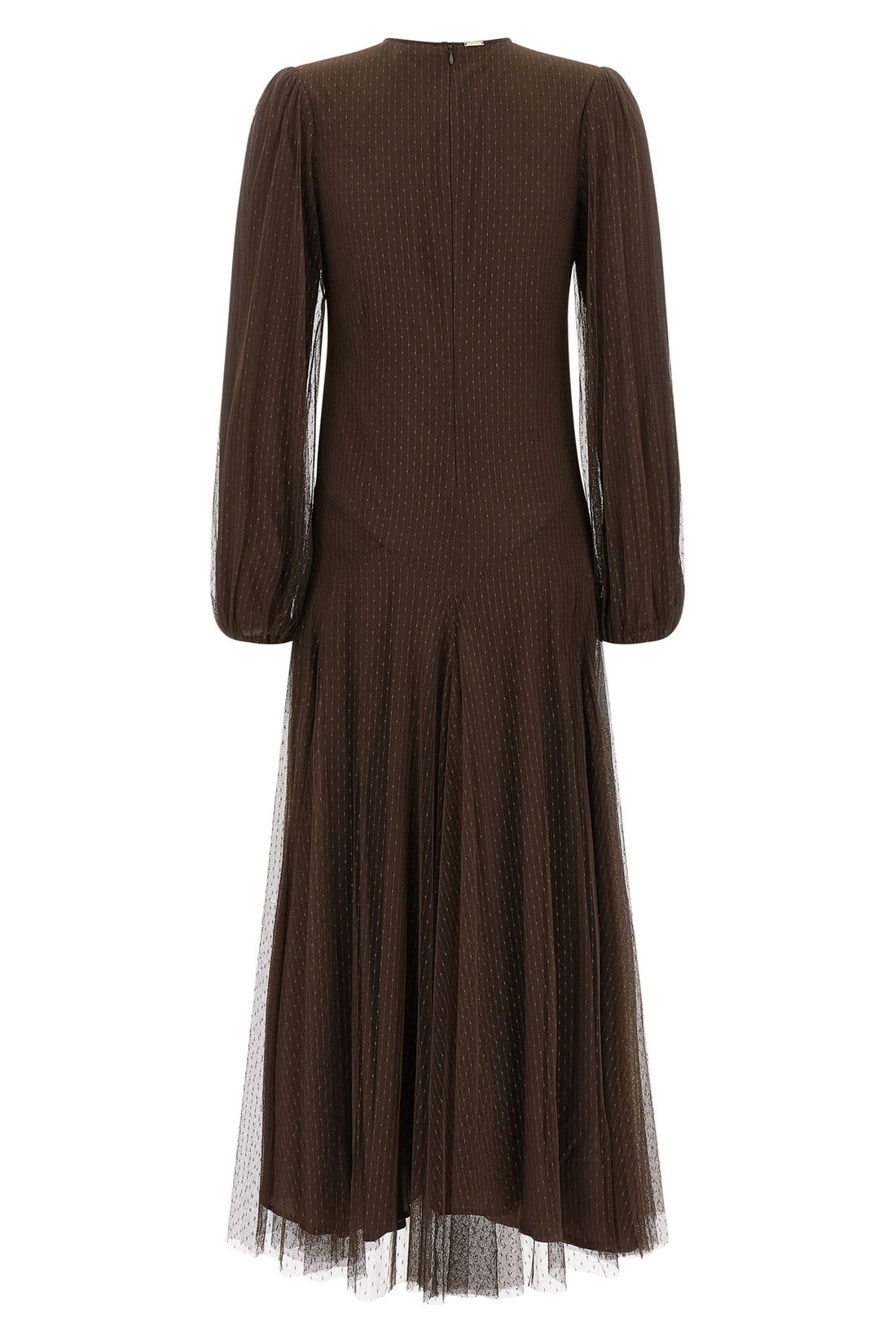 TWIN SET 40 the twinset long dress stands out for its fluid and feminine silhouette