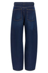 twinset jeans redefine the volumes of everyday wardrobe through a barrel-structu