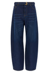 twinset jeans redefine the volumes of everyday wardrobe through a barrel-structu