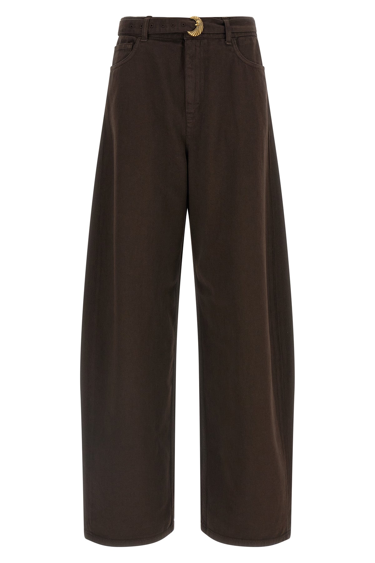 jeans twinset define a contemporary silhouette through a fashionable constructio