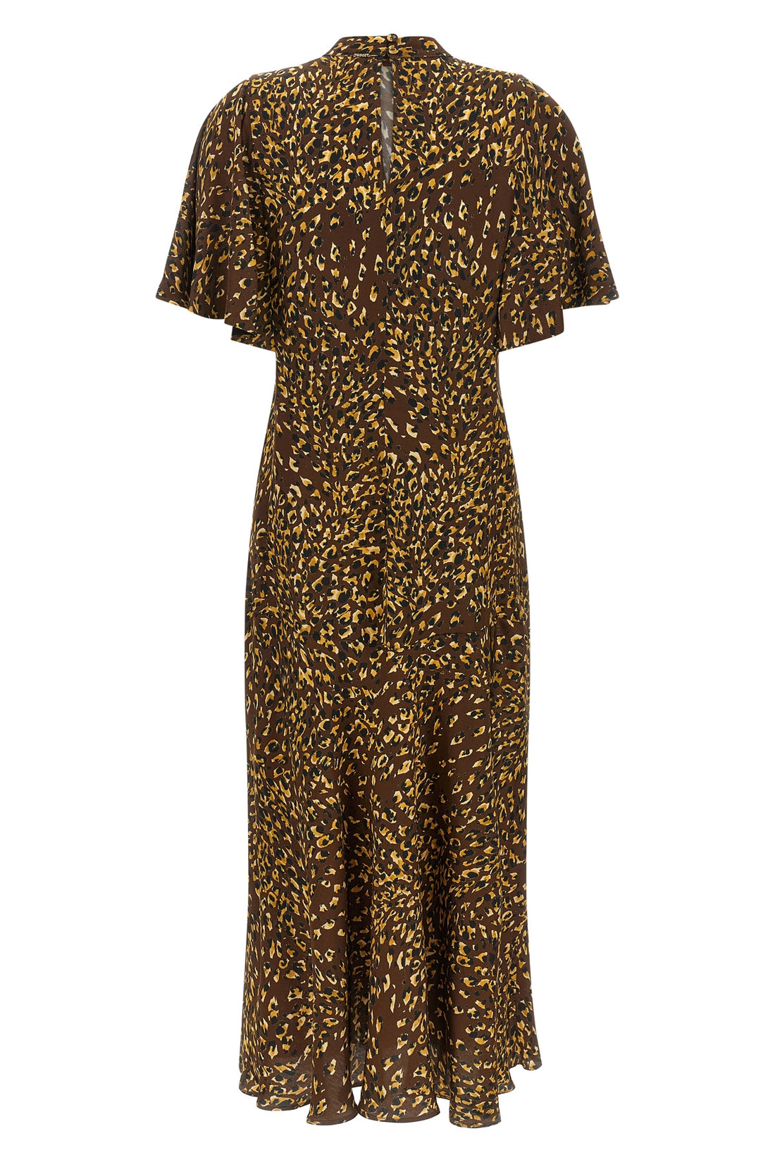 TWIN SET 38 the twinset long dress is distinguished by a fluid silhouette defined by a bias