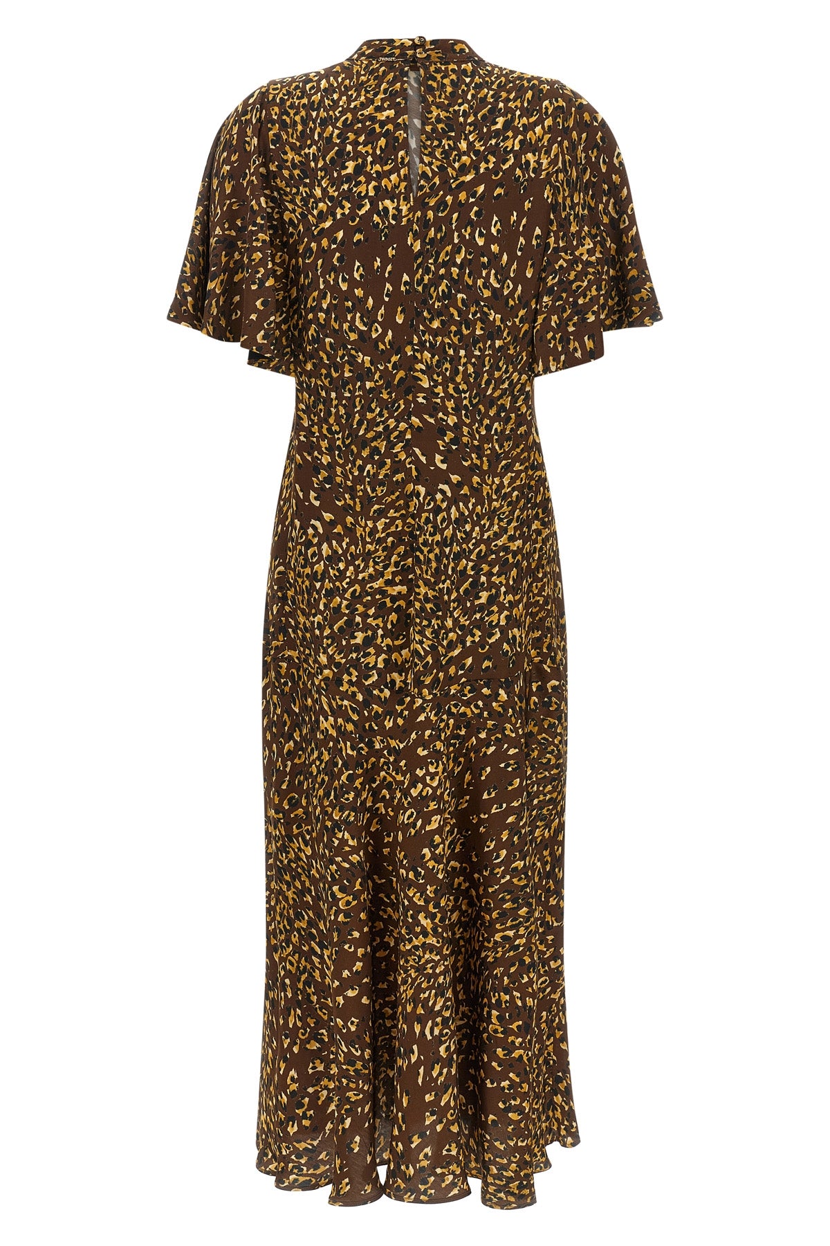 the twinset long dress is distinguished by a fluid silhouette defined by a bias