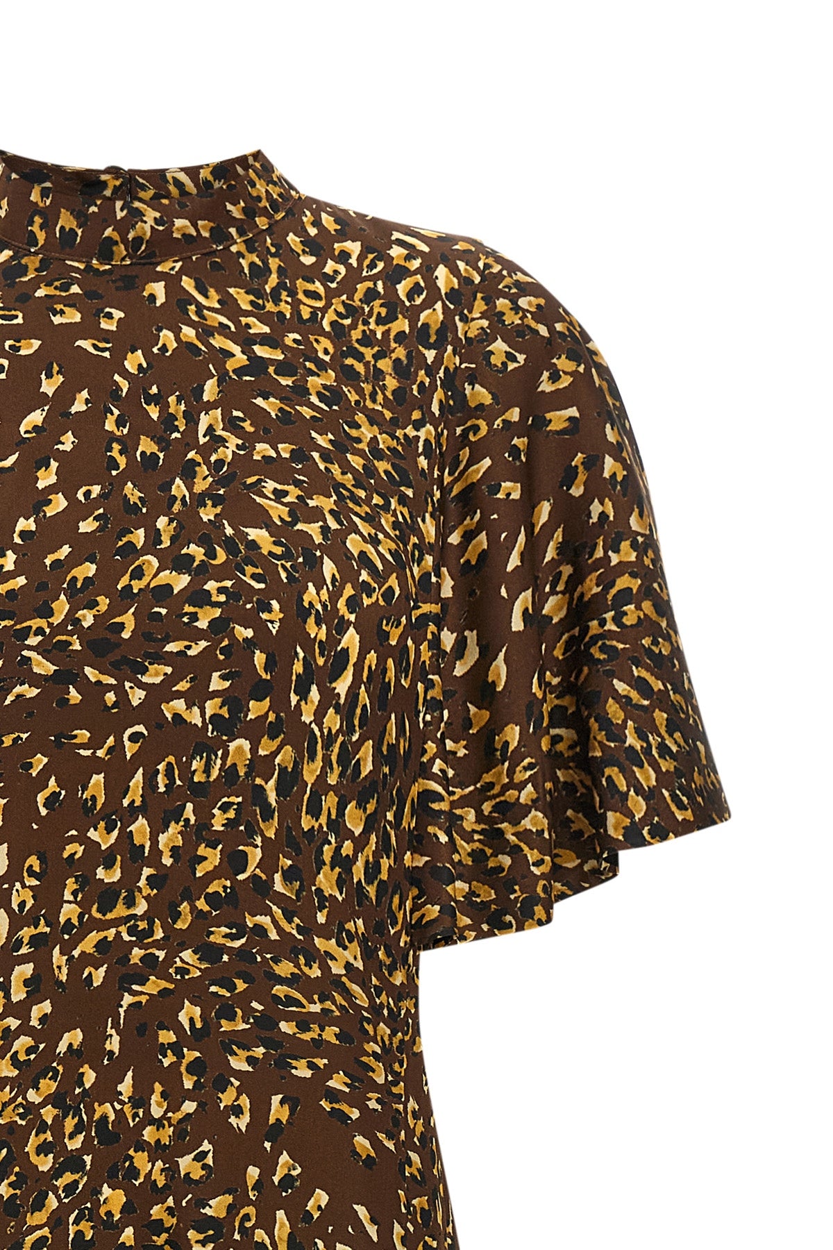the twinset long dress is distinguished by a fluid silhouette defined by a bias