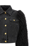 the twinset jacket redefines the codes of outerwear through a bold play of mater