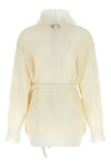 the maxi twinset knit redefines the codes of knitwear through a relaxed silhouet