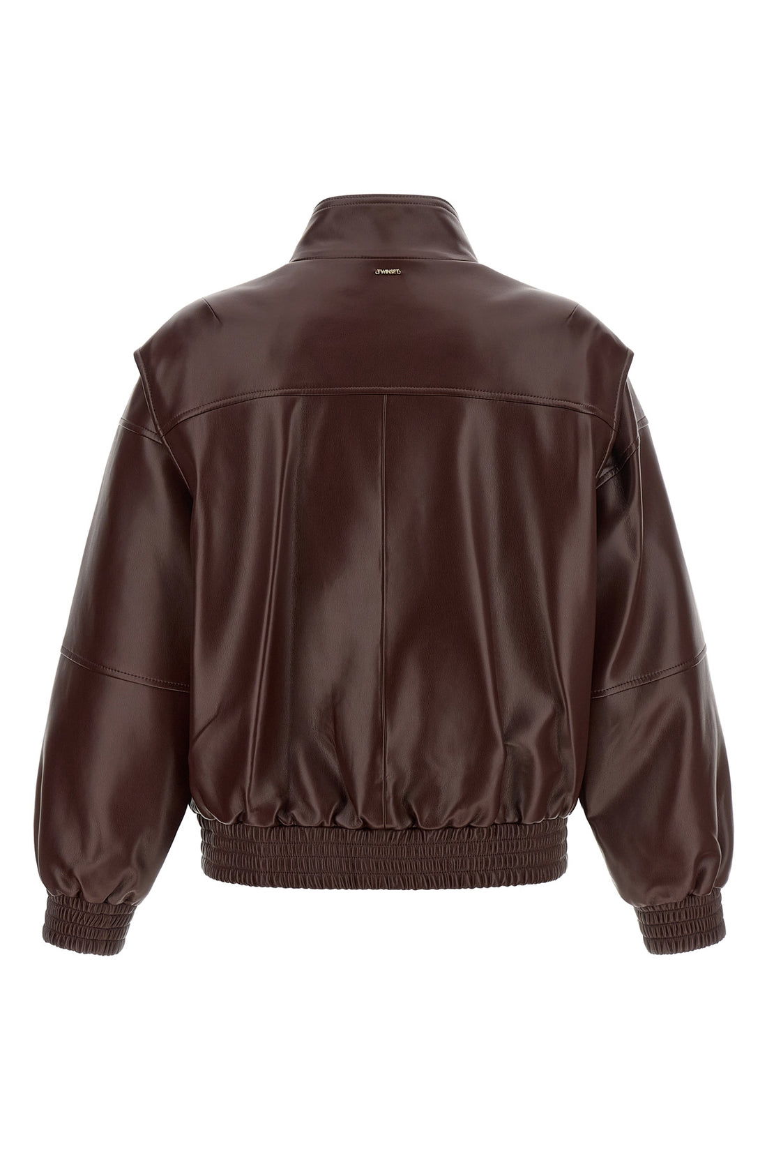 TWIN SET 38 the twinset bomber jacket redefines the codes of outerwear through an oversized