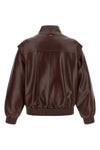 the twinset bomber jacket redefines the codes of outerwear through an oversized