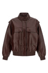 the twinset bomber jacket redefines the codes of outerwear through an oversized