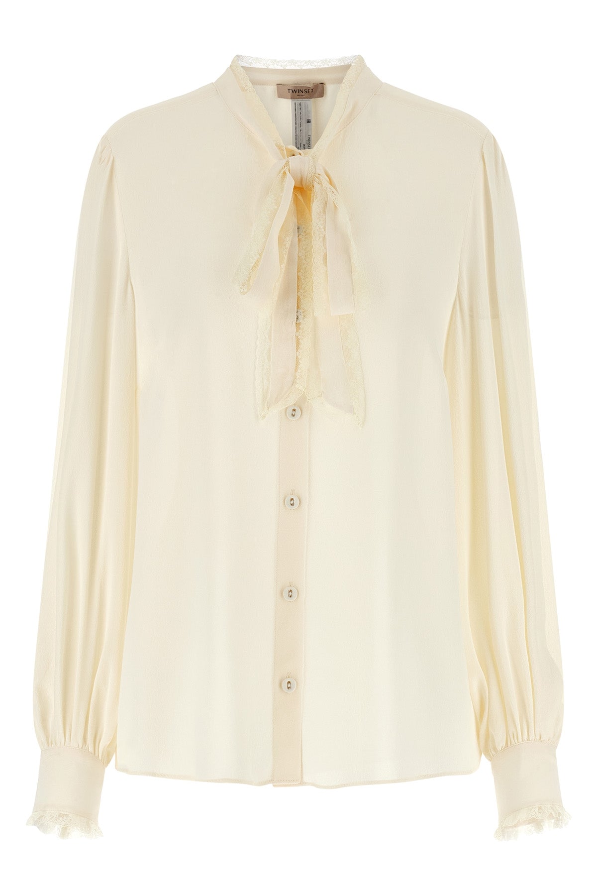 the twinset shirt redefines the codes of everyday elegance through an impeccable